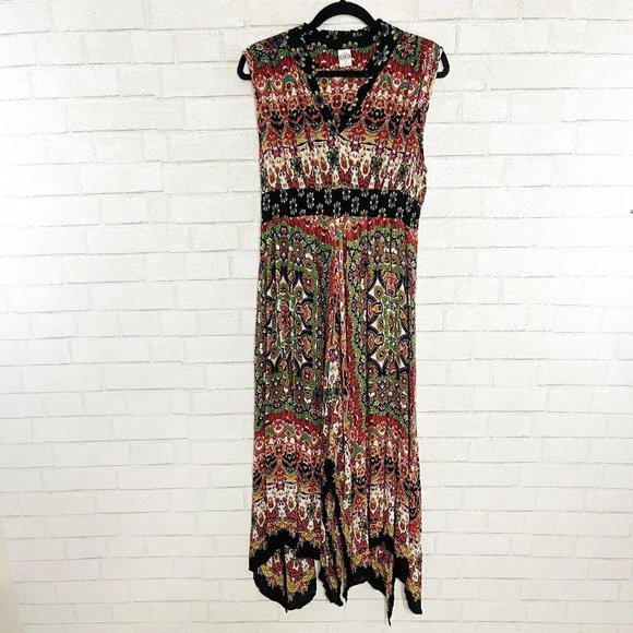 Billa Lightweight Colorful Pullover Casual Summer Dress Women's Size Large - Picture 2 of 10